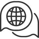 icono comunicación global
